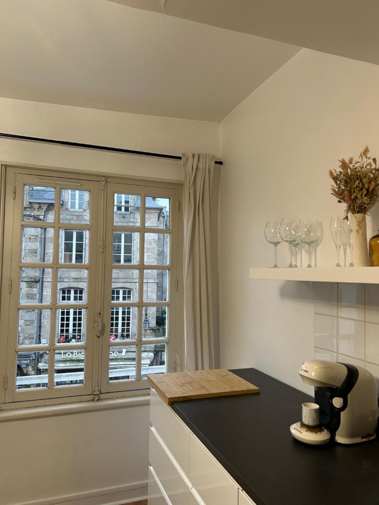 Spacieux Appartement Au Coeur Du Centre Historique De Dinan Eksteriør billede